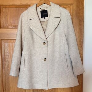 Talbots Women's Beige Pea Coat